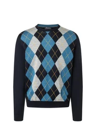 Strickfleece-Pullover Pullover Rundhals 1/1 Arm