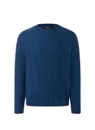 Strickfleece-Pullover Pullover Rundhals 1/1 Arm