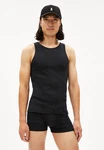 Armedangels T-Shirt JAANNO RIB Herren Schwarz