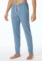 Schiesser Pyjamaoberteil Grau/Blau/Hellblau