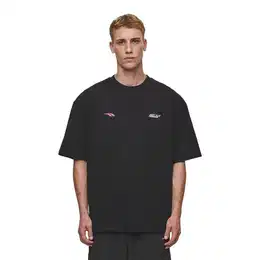 T-Shirt Clayton Oversized Tee, schwarz