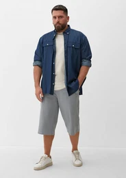 Bermudas Relaxed: Bermudas aus Baumwollstretch