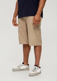 Bermudas Phoenix: Bermuda aus Baumwollstretch Ziernaht