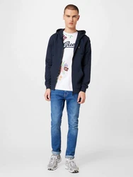 KnowledgeCotton Apparel Sweatjacke nachtblau