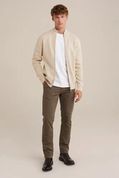 WE Fashion Cardigan Beige/Braun/Khaki