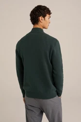 WE Fashion Cardigan Dunkelgrün