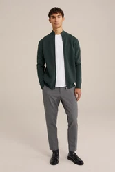 WE Fashion Cardigan Dunkelgrün
