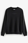 Next Sweatshirt Grafik-Sweatshirt mit Rundhalsausschnitt Schwarz/Dunkelgrau