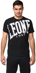 LEONE 1947 T-Shirt BOXE Schwarz/Grün/Hellblau