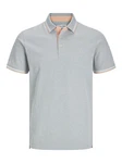 Jack & Jones Poloshirt JJEPAULOS POLO SS NOOS Hellgrau (3613)