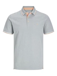 Jack & Jones Poloshirt JJEPAULOS POLO SS NOOS Hellgrau (3613)