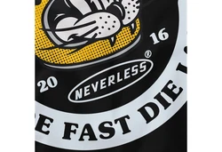 Neverless Tanktop Herren Biker Motiv Racing Cat Schriftzug Ride Fast Die Last Fashion Streetstyle Schwarz/Grau/Gelb/Blau/Silber/Creme