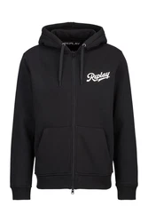 Replay Sweatshirt BRUSHED POLY COTTON FLEECE Rot/Schwarz