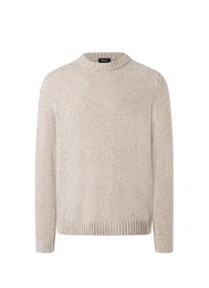 Strickfleece-Pullover Pullover Rundhals 1/1 Arm
