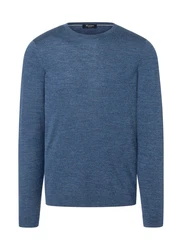 MAERZ Muenchen Strickpullover Dunkelblau/Blau/Grau/Hellblau