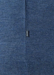 MAERZ Muenchen Strickpullover Dunkelblau/Blau/Grau/Hellblau