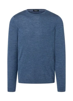 MAERZ Muenchen Strickpullover Dunkelblau/Blau/Grau/Hellblau