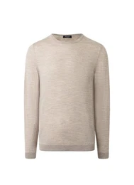 Strickfleece-Pullover Pullover Rundhals 1/1 Arm