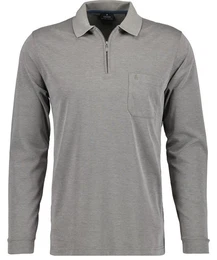 Langarm-Poloshirt Polo zip soft knit LS