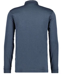 RAGMAN Polo zip soft knit LS 
