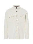 Fynch-Hatton Langarmhemd Khaki/Beige/Weiß