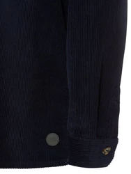 Fynch-Hatton Langarmhemd Dunkelblau/Hellblau/Blau