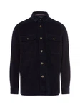 Fynch-Hatton Langarmhemd Dunkelblau/Hellblau/Blau