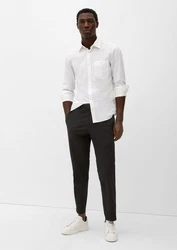 s.Oliver Stoffhose Relaxed Hose Seersucker 