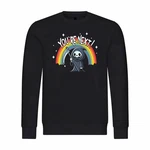 deinshirt Rundhalspullover Herren You're Next Mit Print Motiv Schwarz/Mischfarben/Orange/Lila/Gelb
