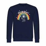deinshirt Rundhalspullover Herren You're Next Mit Print Motiv Dunkelblau/Mischfarben/Blau/Lila/Orange
