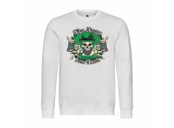 deinshirt Rundhalspullover Herren Pullover The Boys are back Grün/Creme/Weiß/Hellgrün/Beige