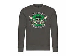 deinshirt Rundhalspullover Herren Pullover The Boys are back Grün/Dunkelgrün/Dunkelgrau/Khaki