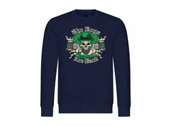 deinshirt Rundhalspullover Herren Pullover The Boys are back Blau
