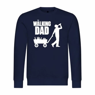 deinshirt Rundhalspullover Herren The Walking Dad Mit Print Motiv