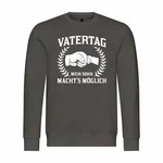 deinshirt Rundhalspullover Herren Pullover Vatertag Mit Print Motiv Grau/Dunkelgrau/Mintgrün/Dunkelgrün/Rosa