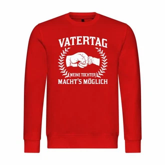deinshirt Rundhalspullover Herren Mit Print Motiv Dunkelrot/Rot/Lila deinshirt Rundhalspullover Herren Mit Print Motiv Dunkelrot/Rot/Lila