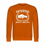deinshirt Rundhalspullover Herren Mit Print Motiv Orange/Gelb