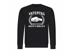 deinshirt Rundhalspullover Herren Mit Print Motiv Dunkelblau/Grau/Schwarz/Rosa