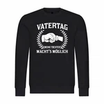 deinshirt Rundhalspullover Herren Mit Print Motiv Dunkelblau/Grau/Schwarz/Rosa