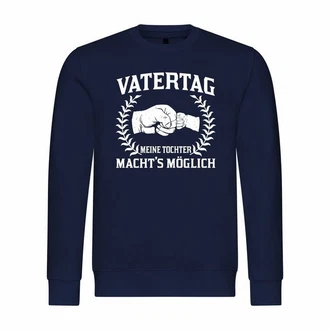 deinshirt Rundhalspullover Herren Mit Print Motiv
