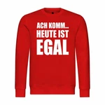 deinshirt Rundhalspullover Herren Ach komm Heute ist egal Mit Print Motiv Rot