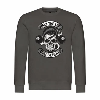 deinshirt Rundhalspullover Herren Walk the line Mit Print Motiv Dunkelgrau/Grau/Hellgrau/Dunkelgrün deinshirt Rundhalspullover Herren Walk the line Mit Print Motiv Dunkelgrau/Grau/Hellgrau/Dunkelgrün