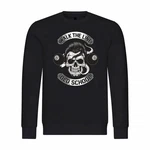 deinshirt Rundhalspullover Herren Walk the line Mit Print Motiv Schwarz/Beige