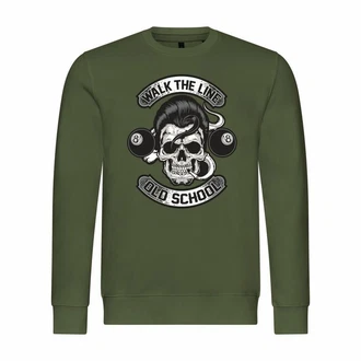 deinshirt Rundhalspullover Herren Walk the line Mit Print Motiv