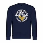 deinshirt Rundhalspullover Herren We are here top drink your Beer Dunkelblau/Blau