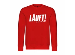 deinshirt Rundhalspullover Herren Pullover Mit Print Motiv Rot