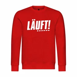 deinshirt Rundhalspullover Herren Pullover Mit Print Motiv Rot