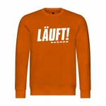 deinshirt Rundhalspullover Herren Pullover Mit Print Motiv Orange