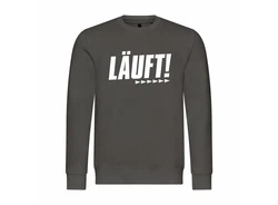 deinshirt Rundhalspullover Herren Pullover Mit Print Motiv Grau/Dunkelgrau/Beige/Rot/Braun
