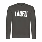 deinshirt Rundhalspullover Herren Pullover Mit Print Motiv Grau/Dunkelgrau/Beige/Rot/Braun